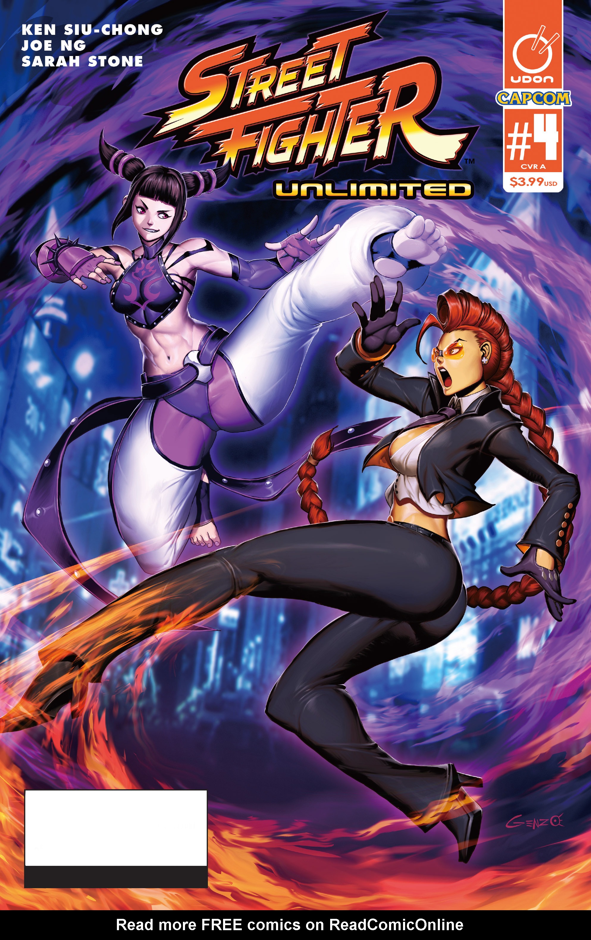 Read online Street Fighter Unlimited comic -  Issue #4 - 1