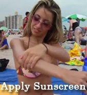 how to apply sunscreen video tips