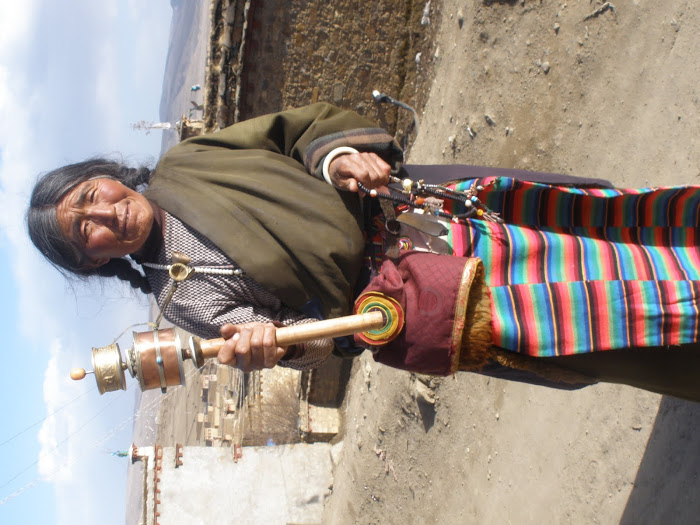 mujer tibetana, litang