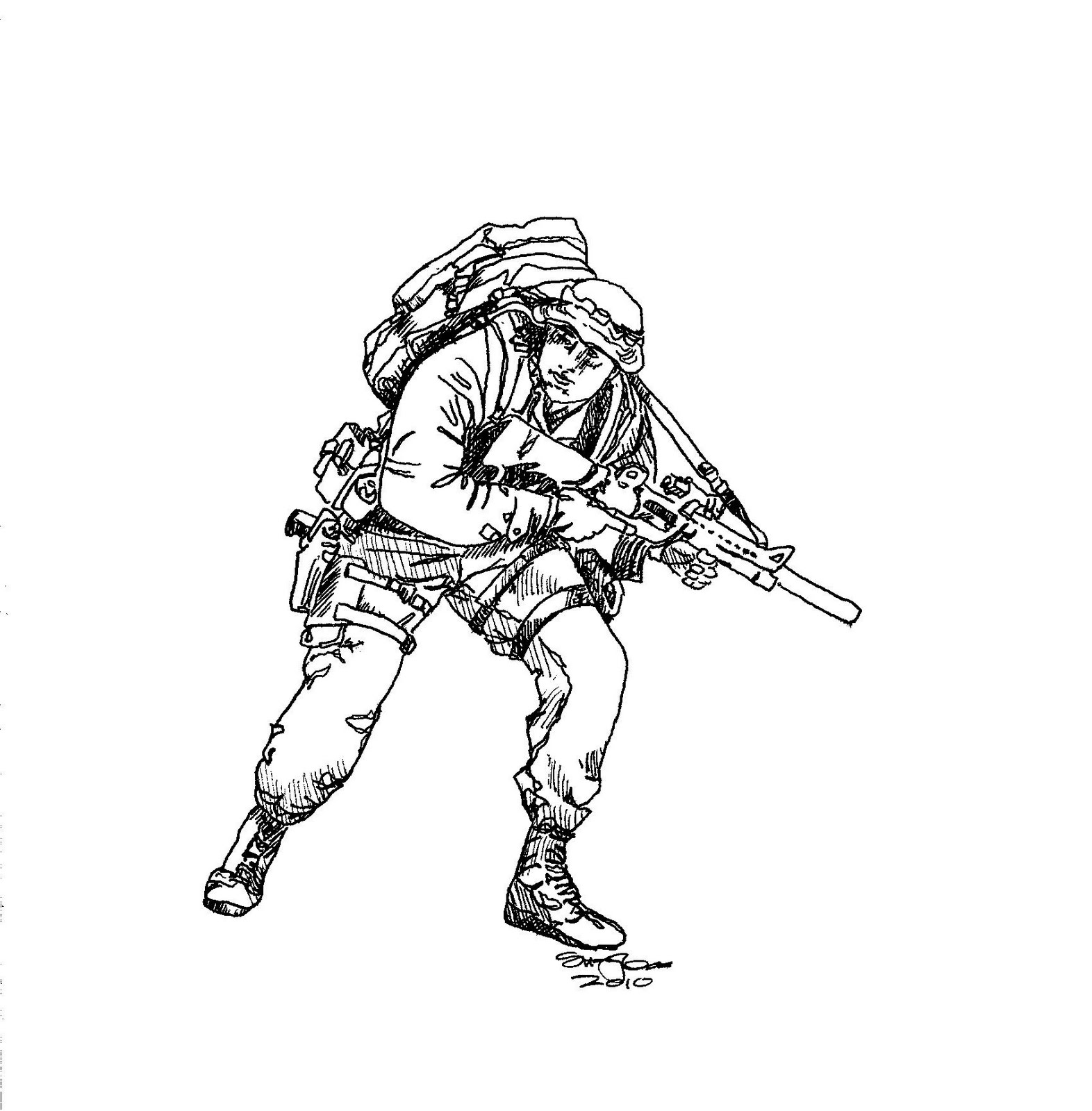 How To Draw Army Guys 15