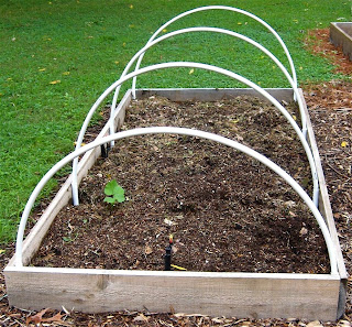 Add Pvc Hoops To Raised Beds
