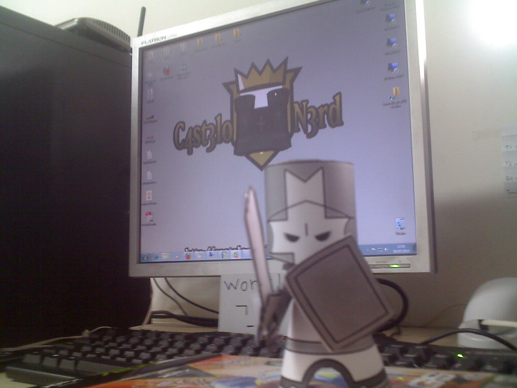 PaperCraft] Grey Knight - Castle Crashers