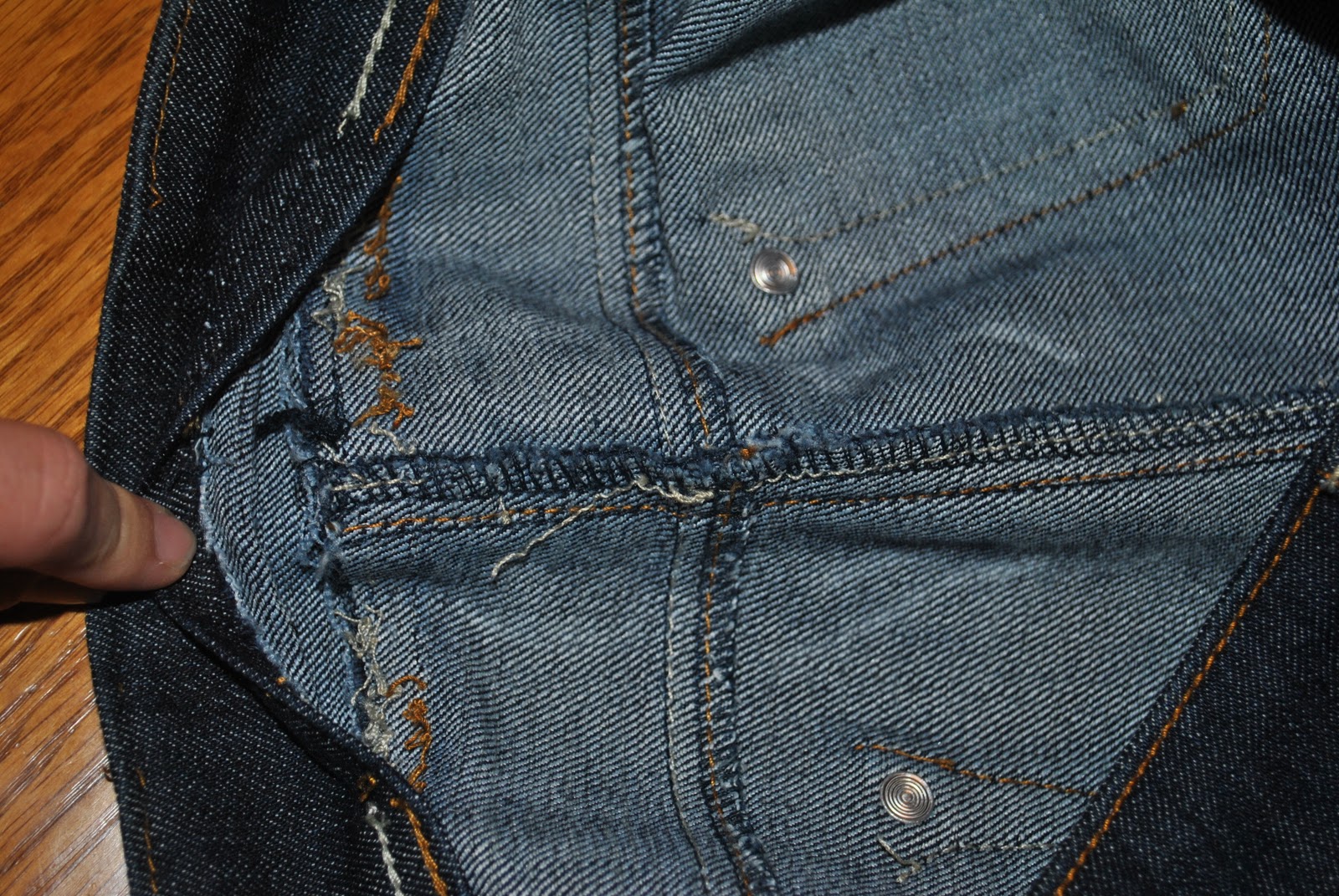 Janky Cantankerous Tutorial Making jeans smaller in the waist