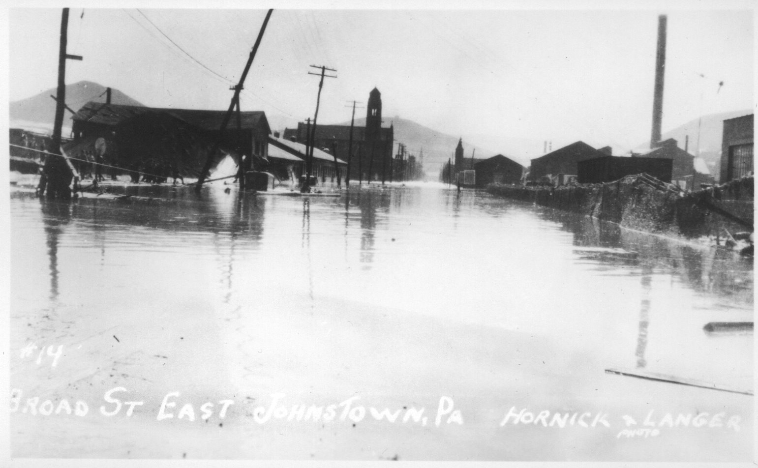 Vintage Johnstown 1936 Broad Street