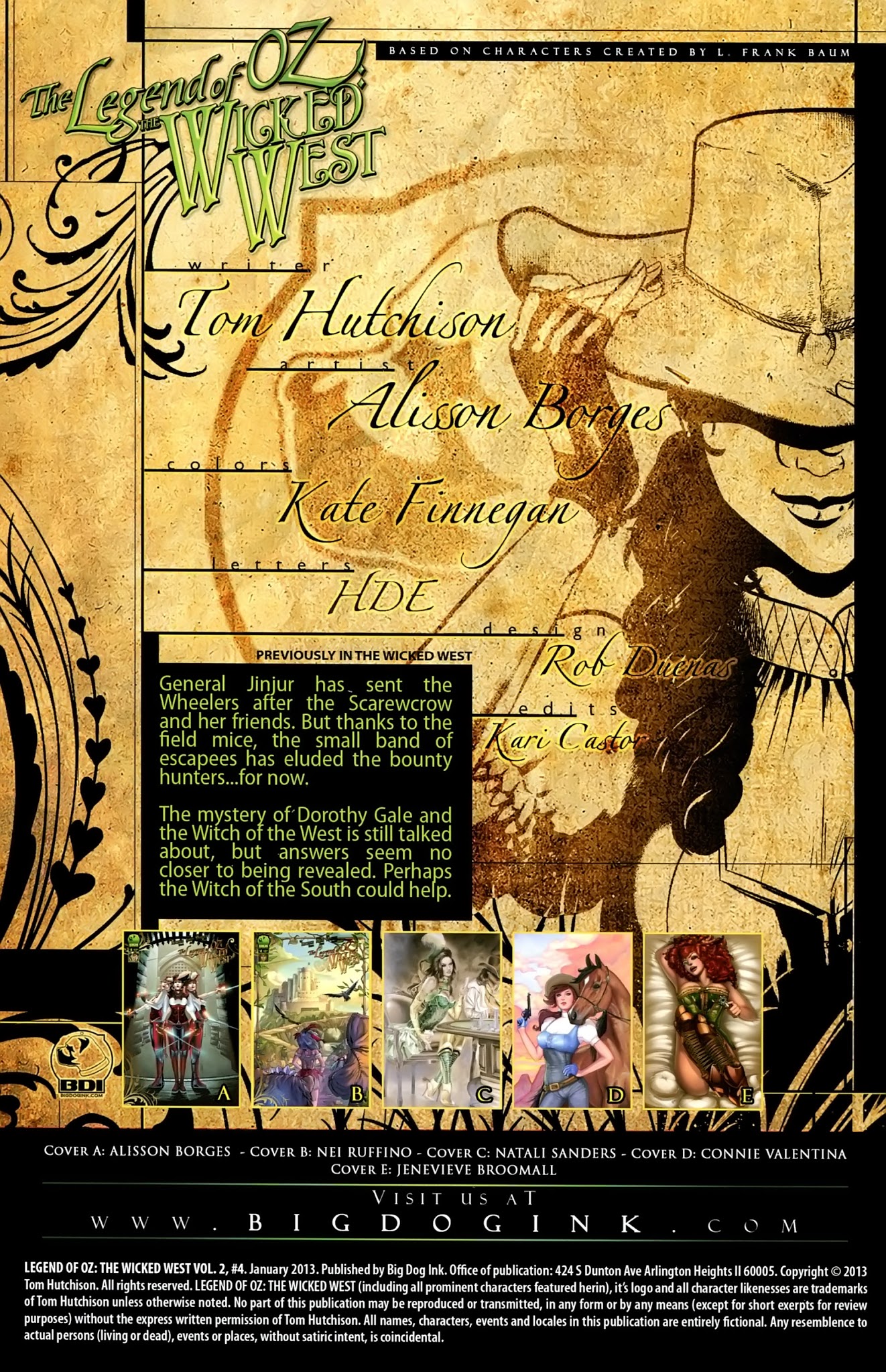 Read online Legend of Oz: The Wicked West comic -  Issue #4 - 2