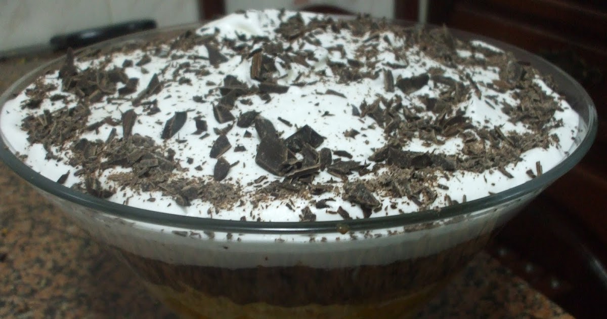 Papinha Doce: Trifle de Pêssego