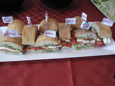 sandwiches on a platter