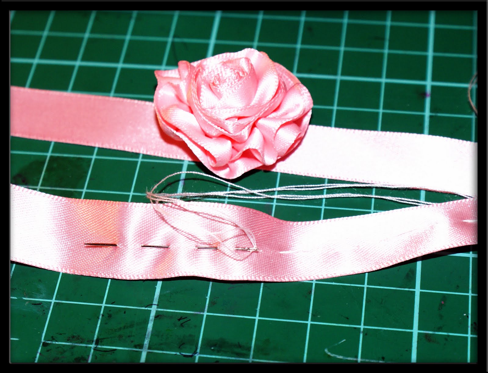 Kobie's Crafty Corner Tutorial for Ribbon Roses!