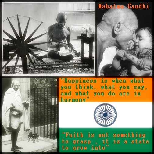work project about Gandhi