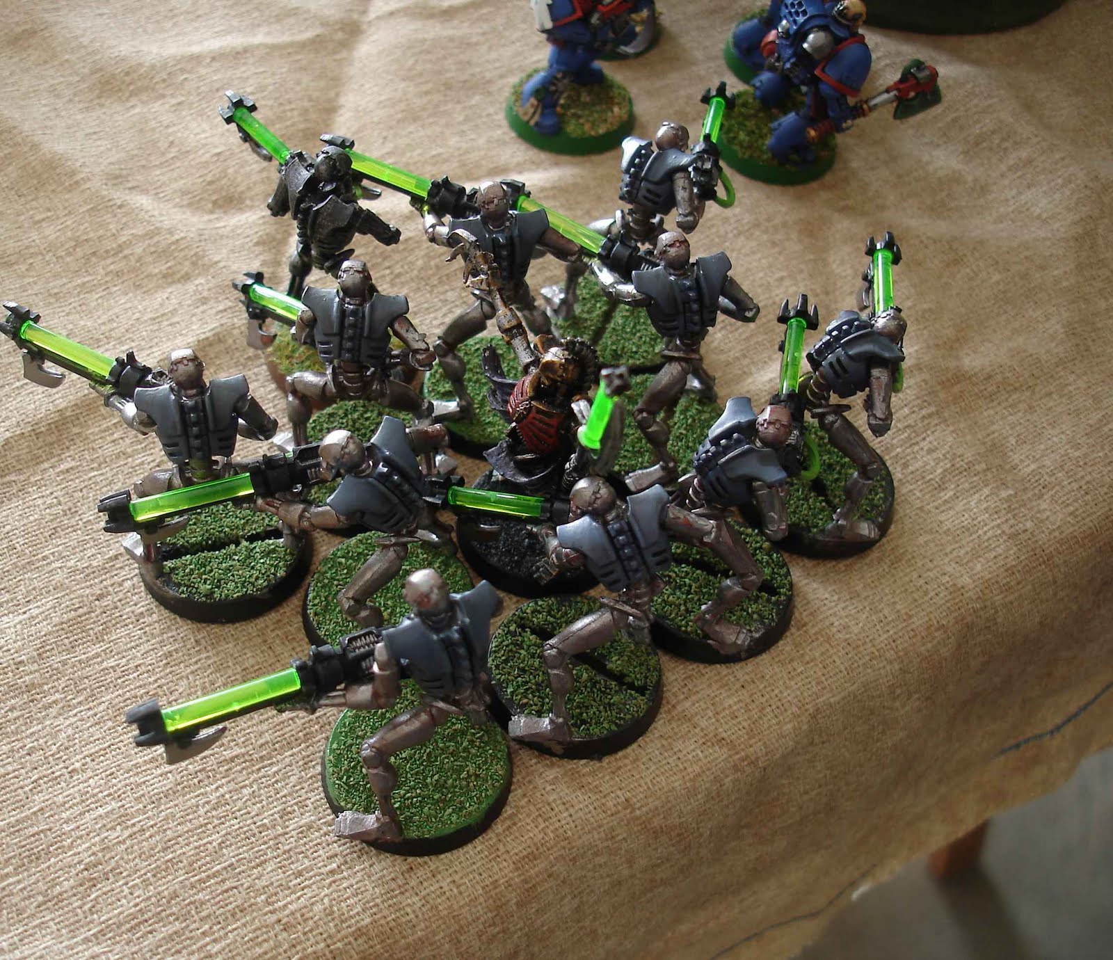 Scatterbrain Trying out the new(ish) Necron army for Warhammer 40K