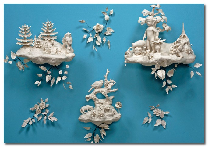 designers block: Ceramic Wallpaper