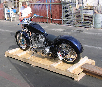 Motorcycle Rack Crate OCEAN BREEZE CRATES: MOTORCYCLE CRATE