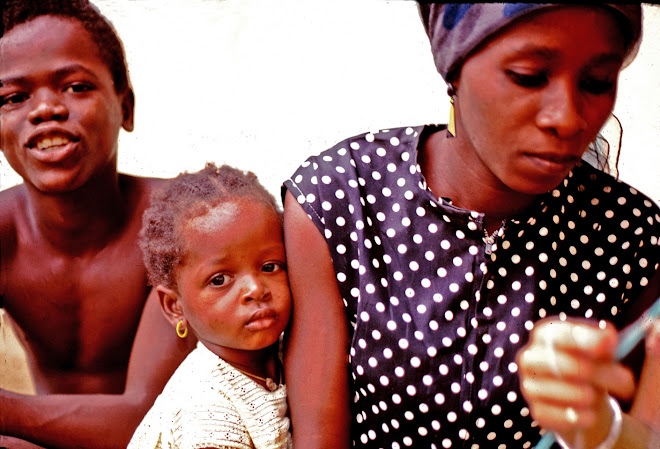 Alfred, Angela, and Princess at Kenema