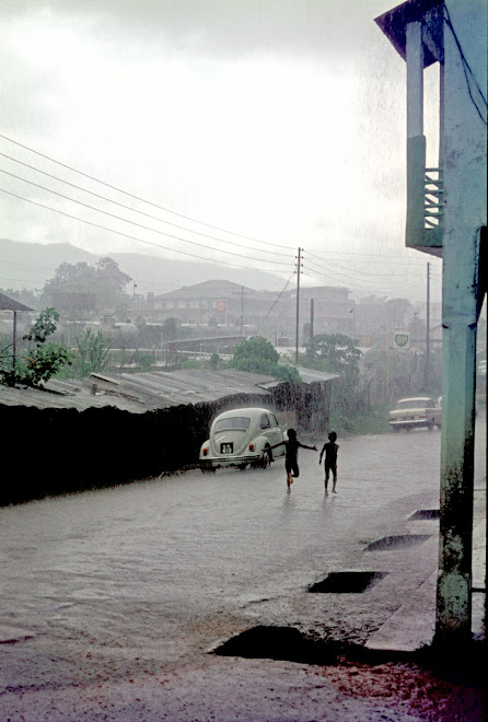 rainstorm - Kingsway St - downtown Kenema