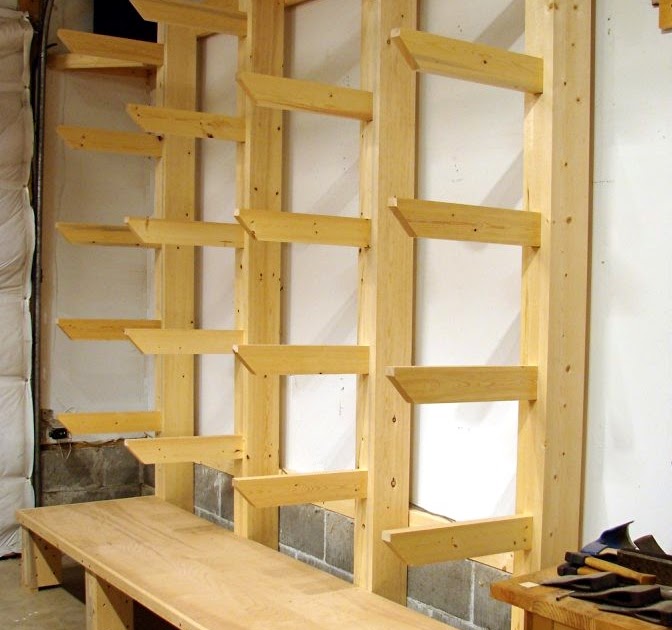 Dan's Shop: New Wood Rack