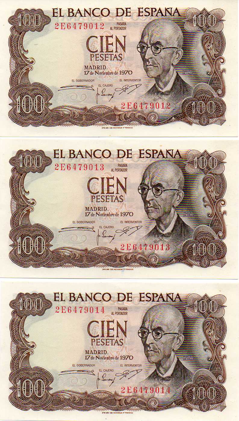 Antigüedades, billetes, monedas y sellos BILLETE DE 100 PESETAS DE 1970