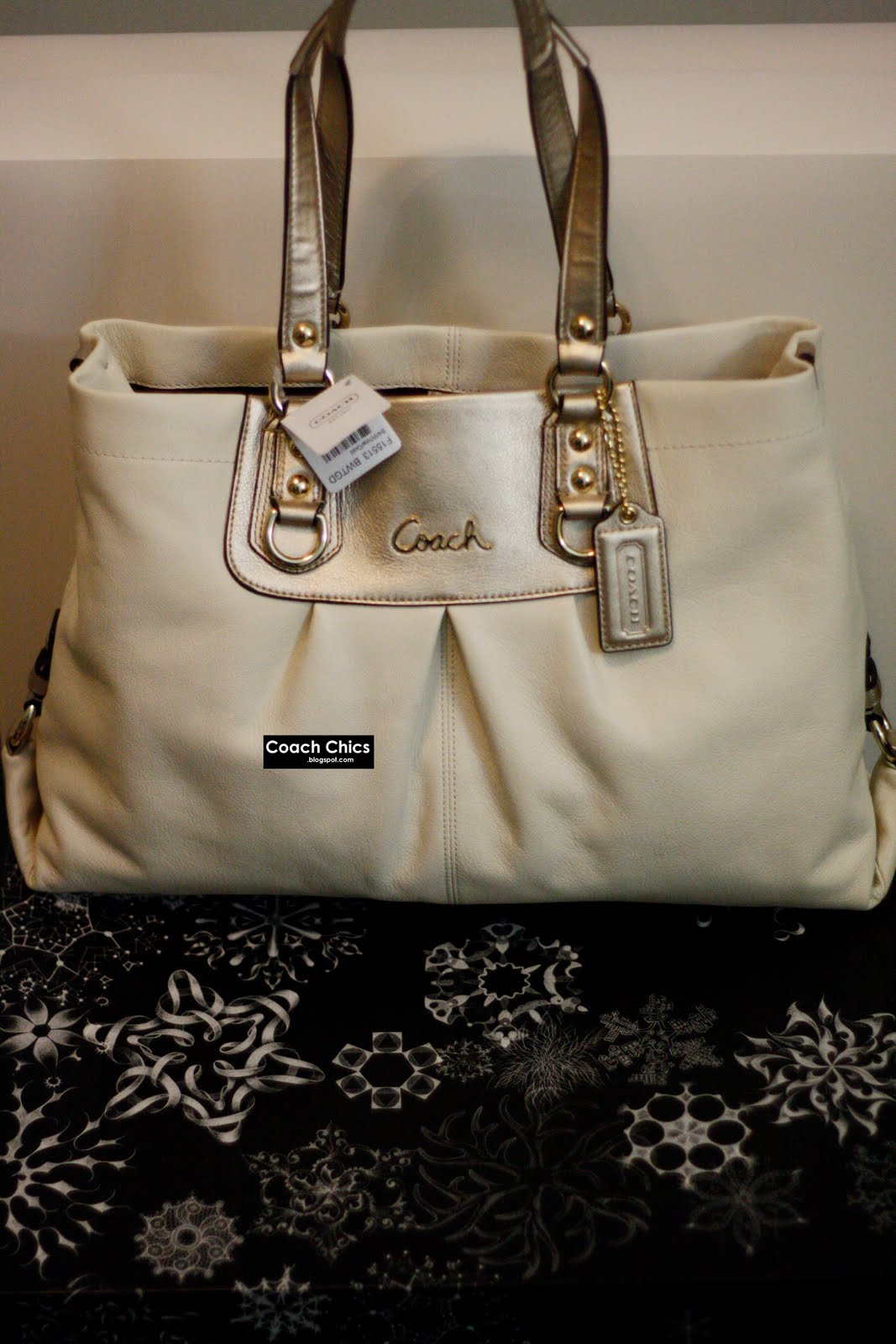 Coach Chics: NEW ASHLEY: COACH Ashley Leather Carryall Tote