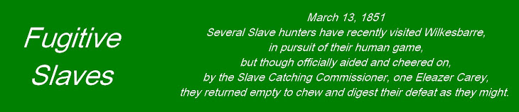 Fugitive Slaves - Wilkes-Barre