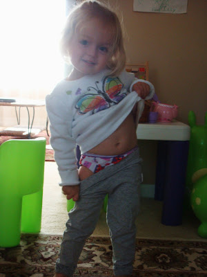 The McCulloch Family: Indoor Pool & Big Girl Undies...