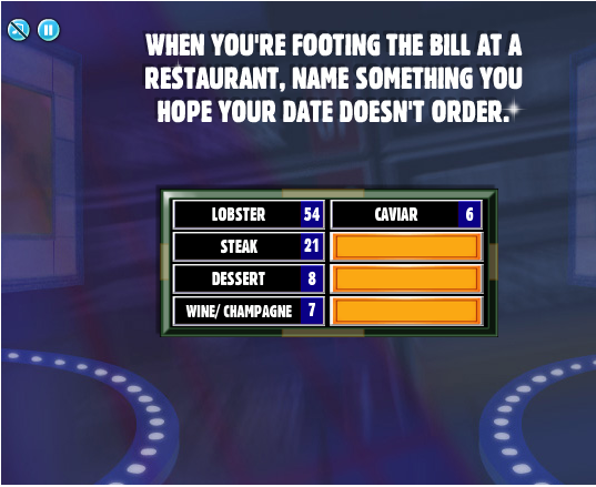 Facebook Family Feud Cheats When You re Footing The Bill At A Restaurant Name Something You 