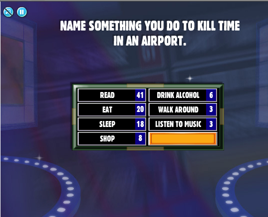 Facebook Family Feud Cheats Name Something You Do To Kill Time In An Airport 