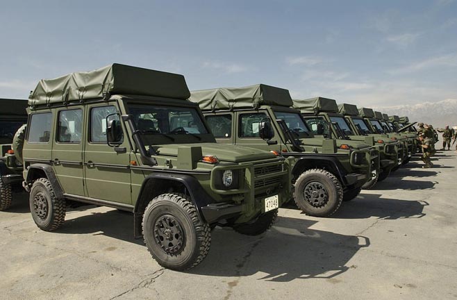 Mercedes g class military vehicle #7