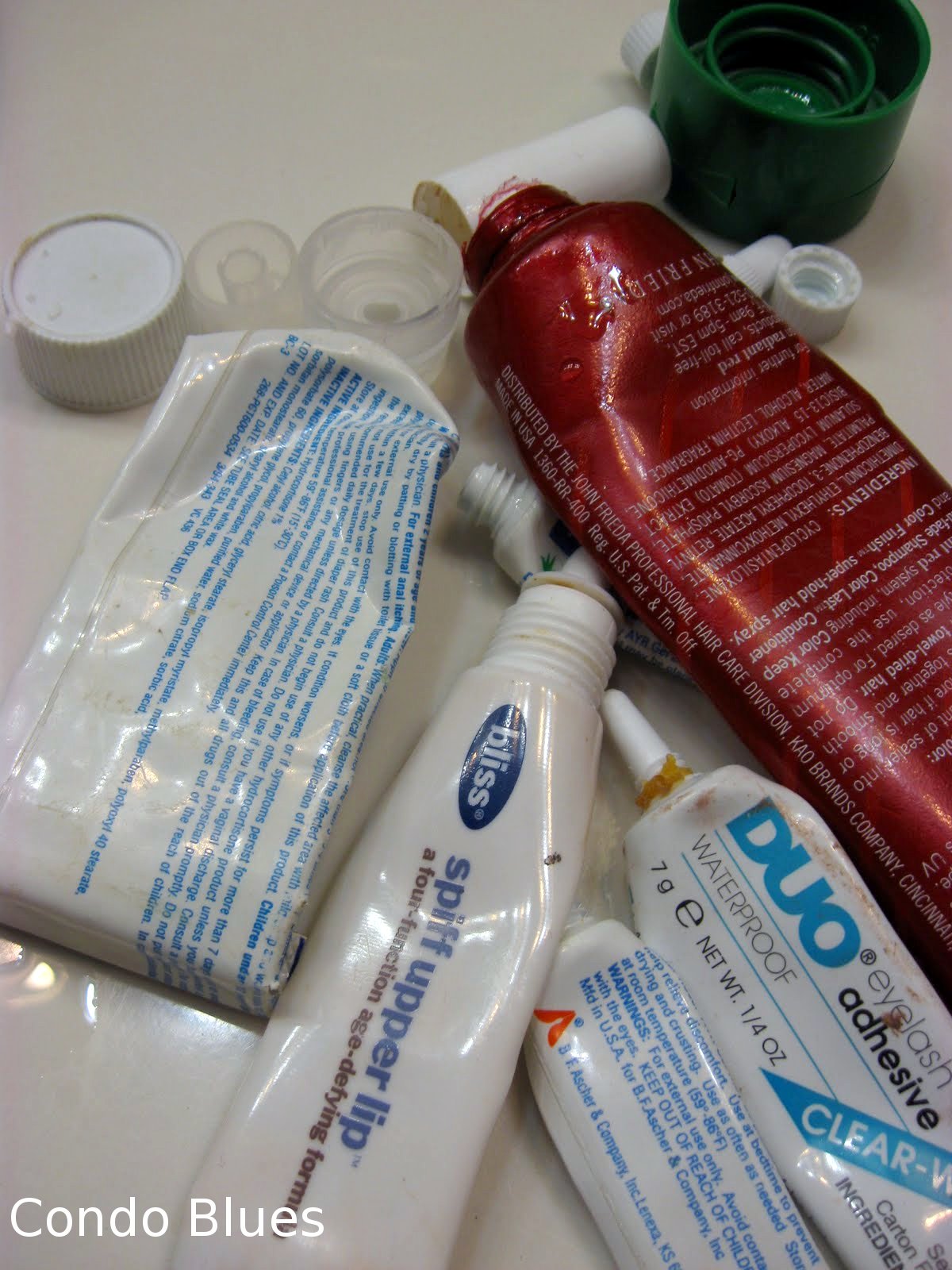 Condo Blues How to Recycle Plastic Makeup Tubes and Containers