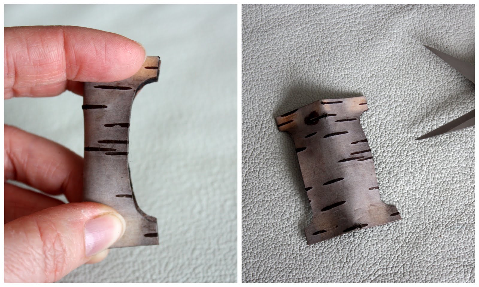 lil fish studios Tiny Birch Bark Canoe Tutorial