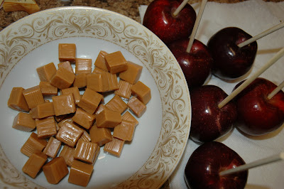 Step 2 pictured skewers inserted into apples. Caramel apples recipe by KidsActivitiesBlog.Com