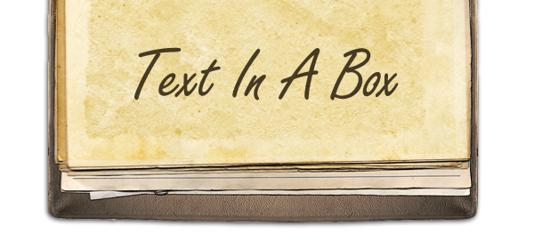 Text In A Box