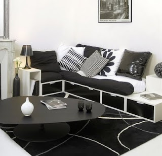 Black white Home Interior Design