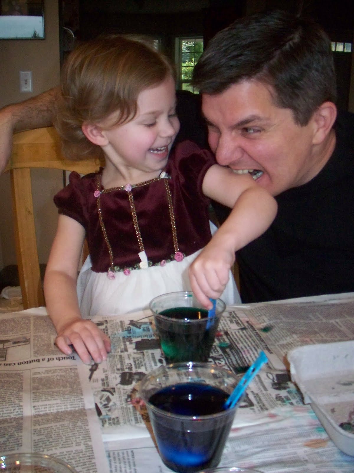 Eclectic Photography Project: Day 126 - coloring eggs