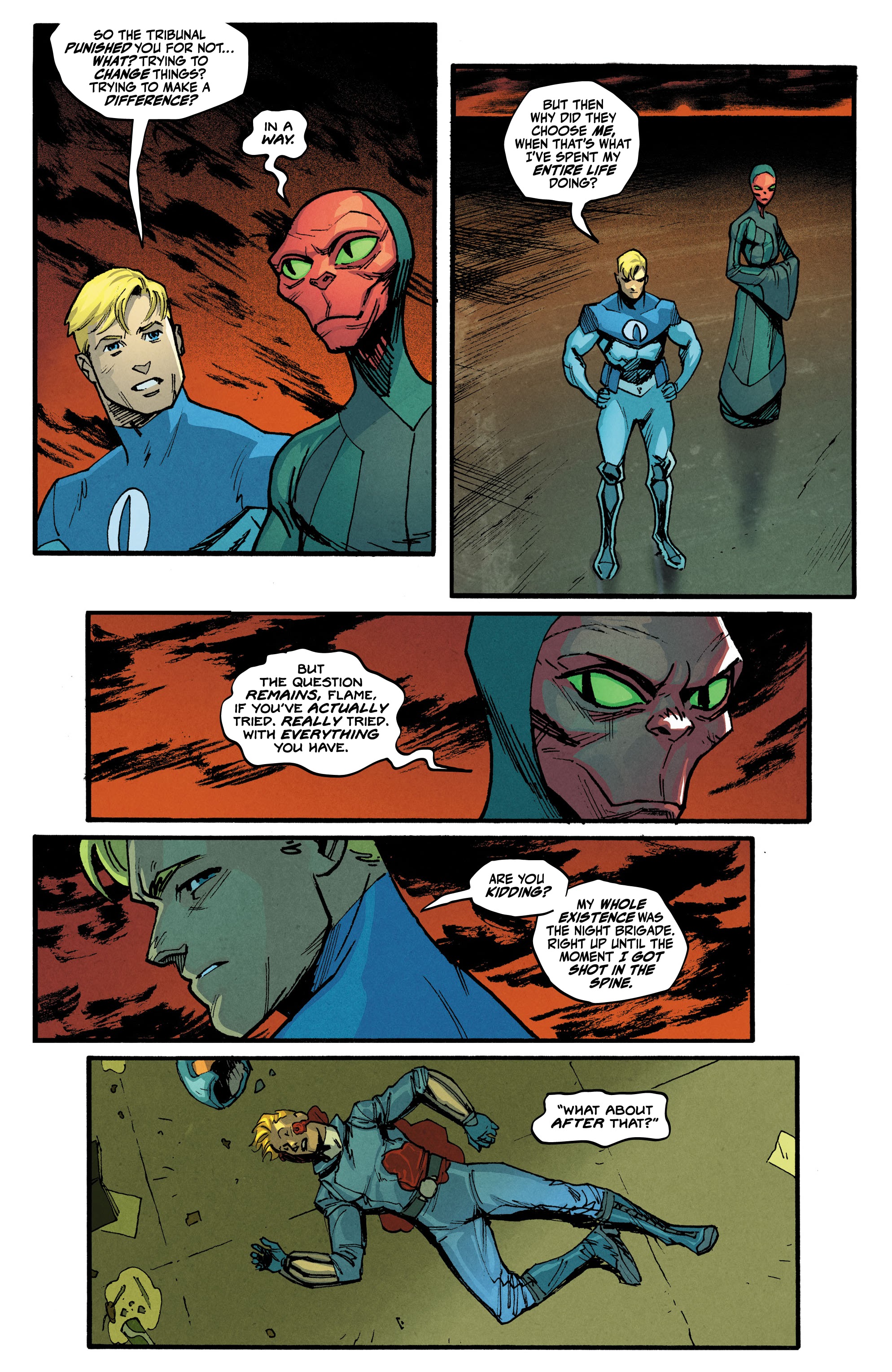 Read online The Blue Flame comic -  Issue #7 - 14