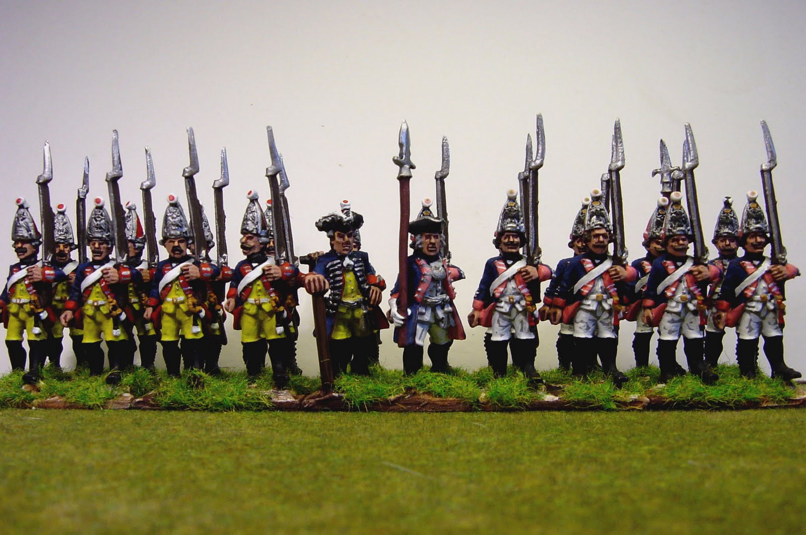 Painting Wargames Figures Prussian Grenadiers
