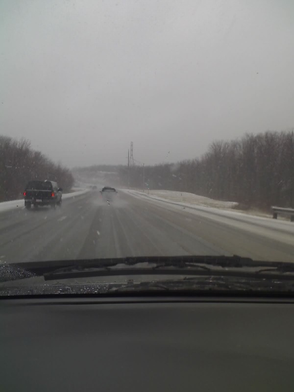 Yard Sale Garage Sale Blog Snow + Broken Car