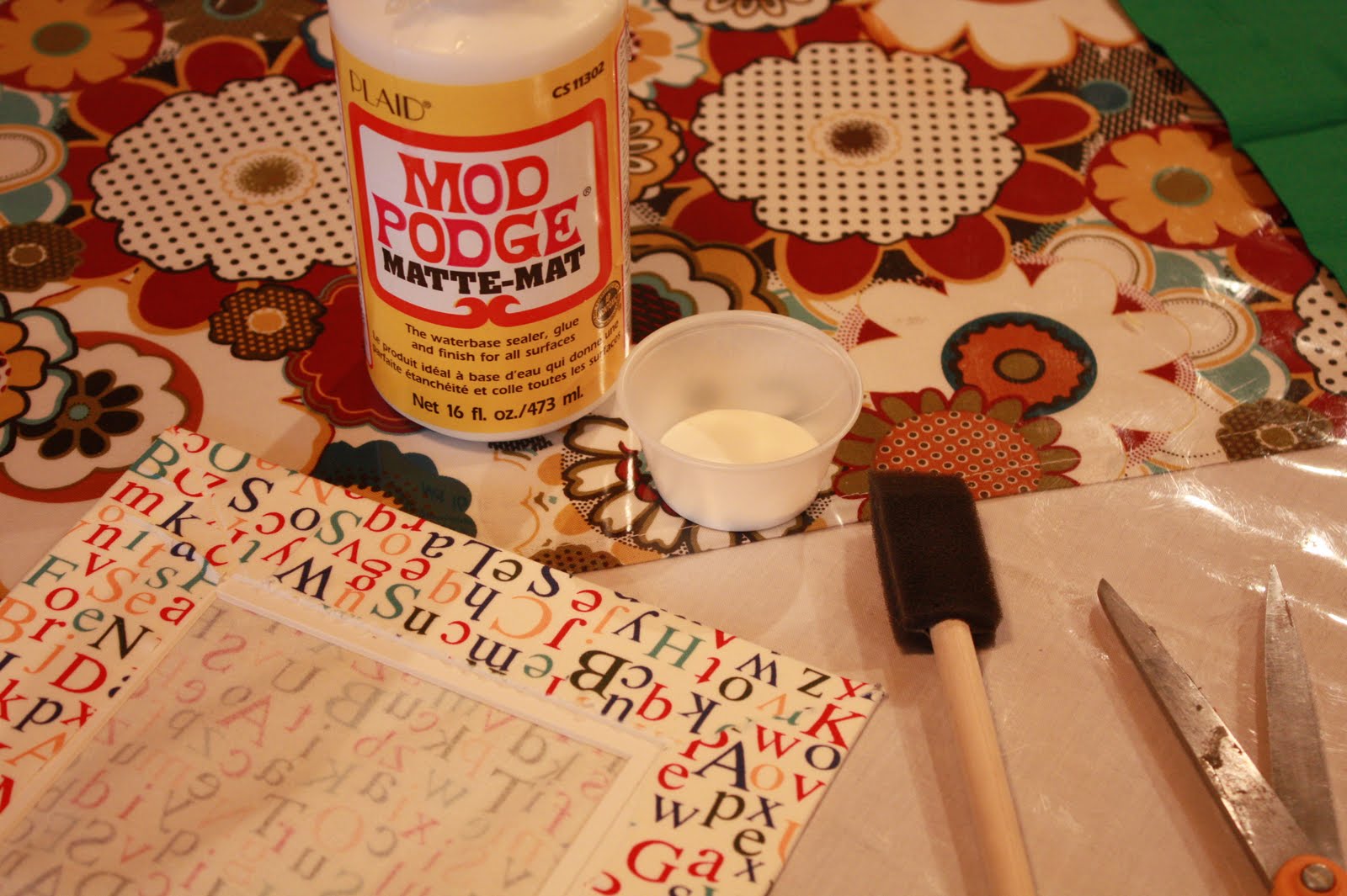 amy j. delightful blog FABRIC COVERED MAT HOW TO