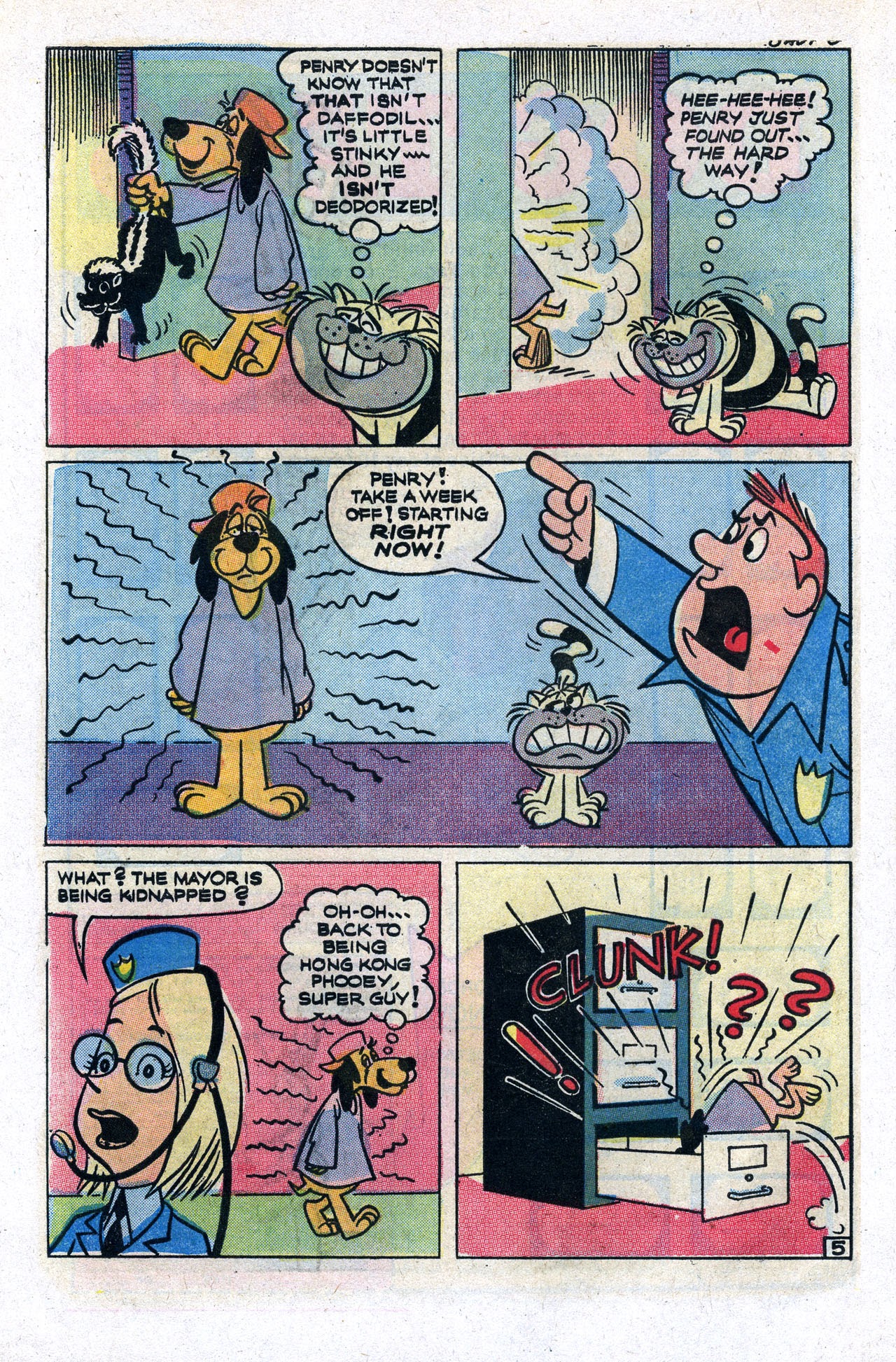 Read online Hong Kong Phooey comic -  Issue #5 - 6