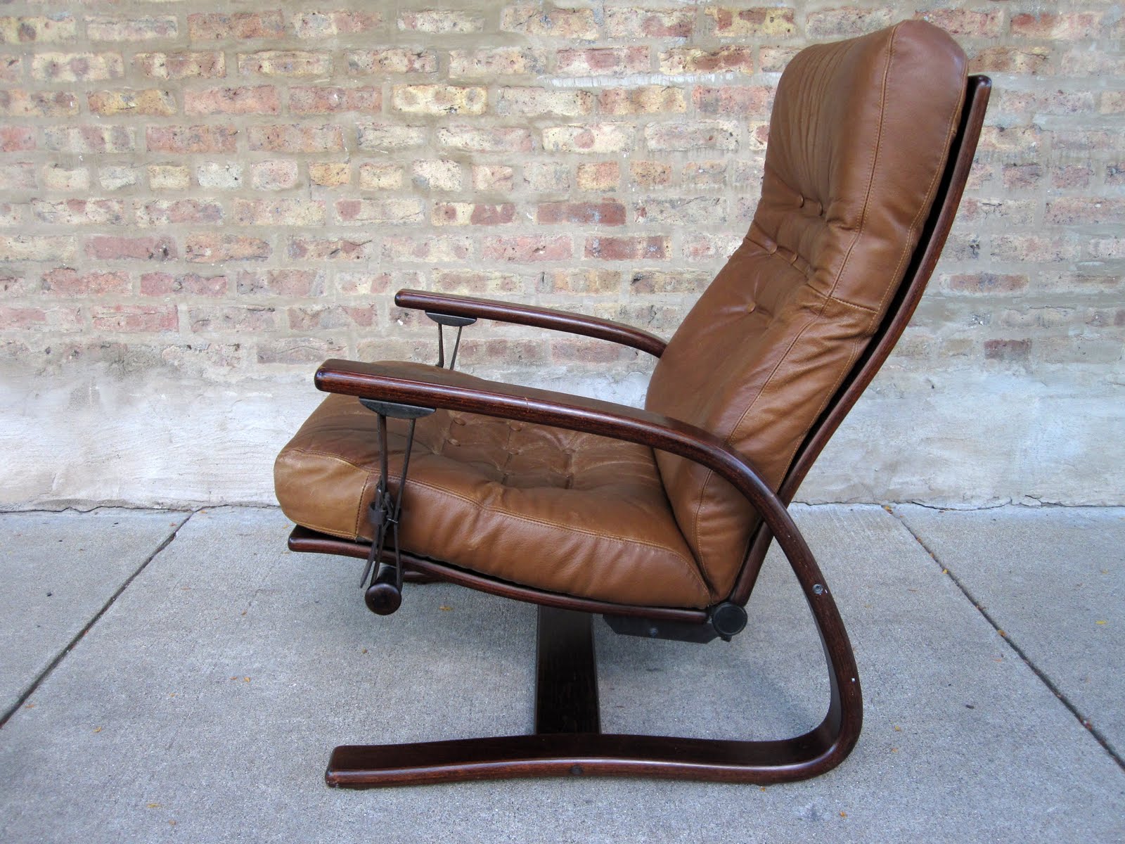 circa midcentury 'westnofa' lounge chair and ottoman II