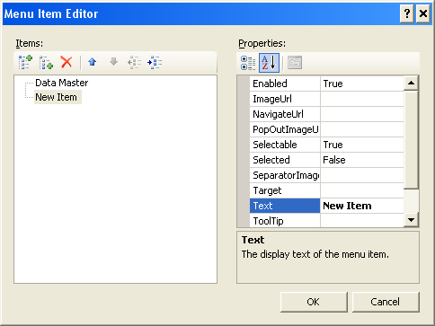 Edit items. Item Editor. Как сделать в меню итем открыть в лазарусе.
