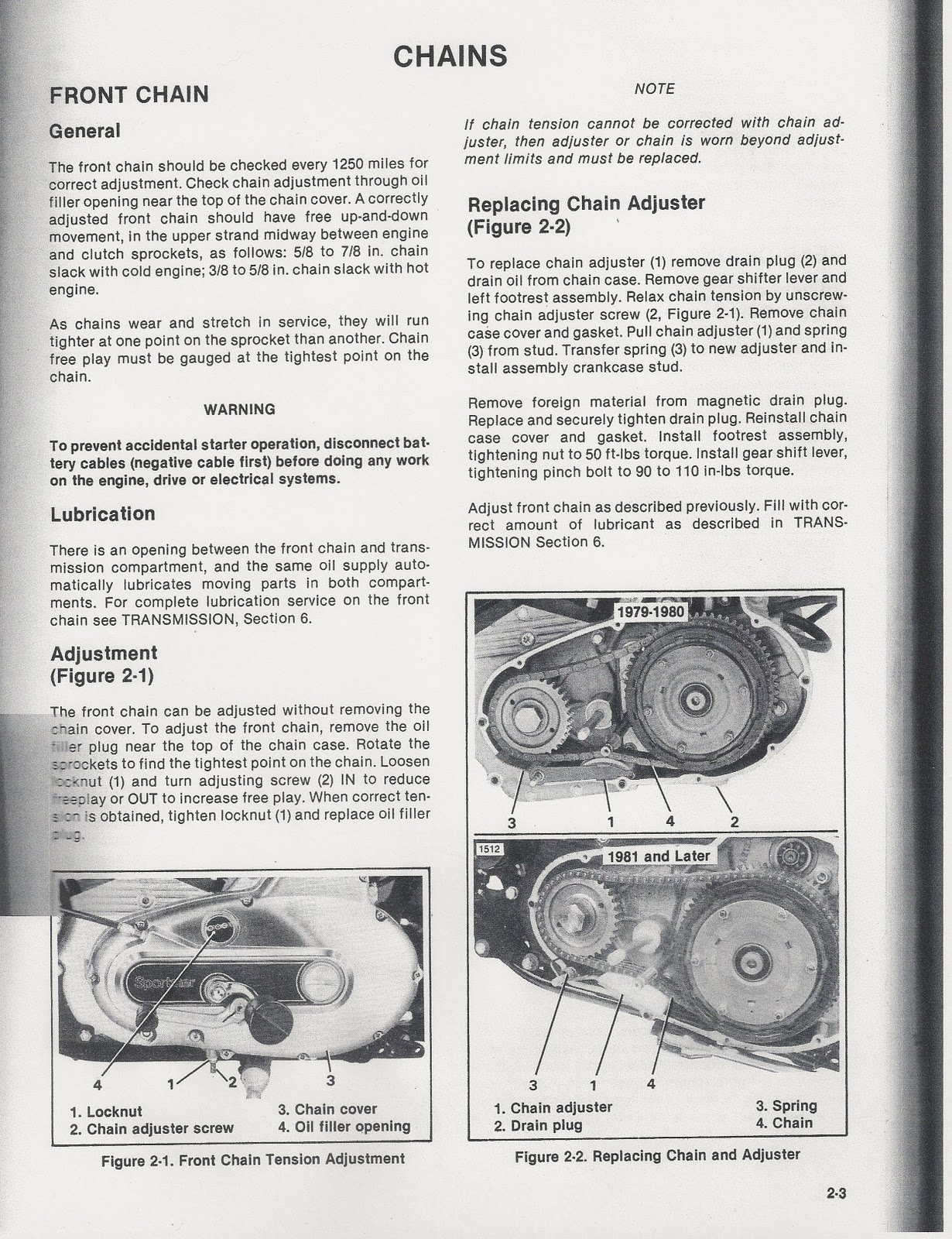 Adjusting your Primary Chain on the Ironhead/ Sportster