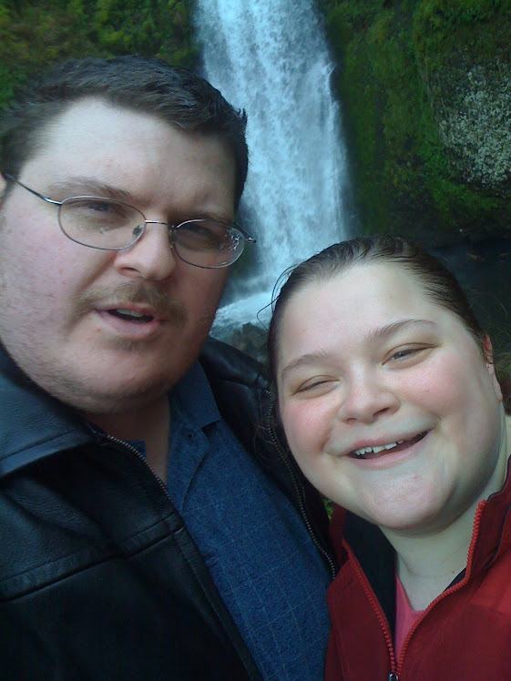 Josh and I at the falls