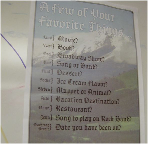 Something White Bridal Shower Theme The Sound of Music