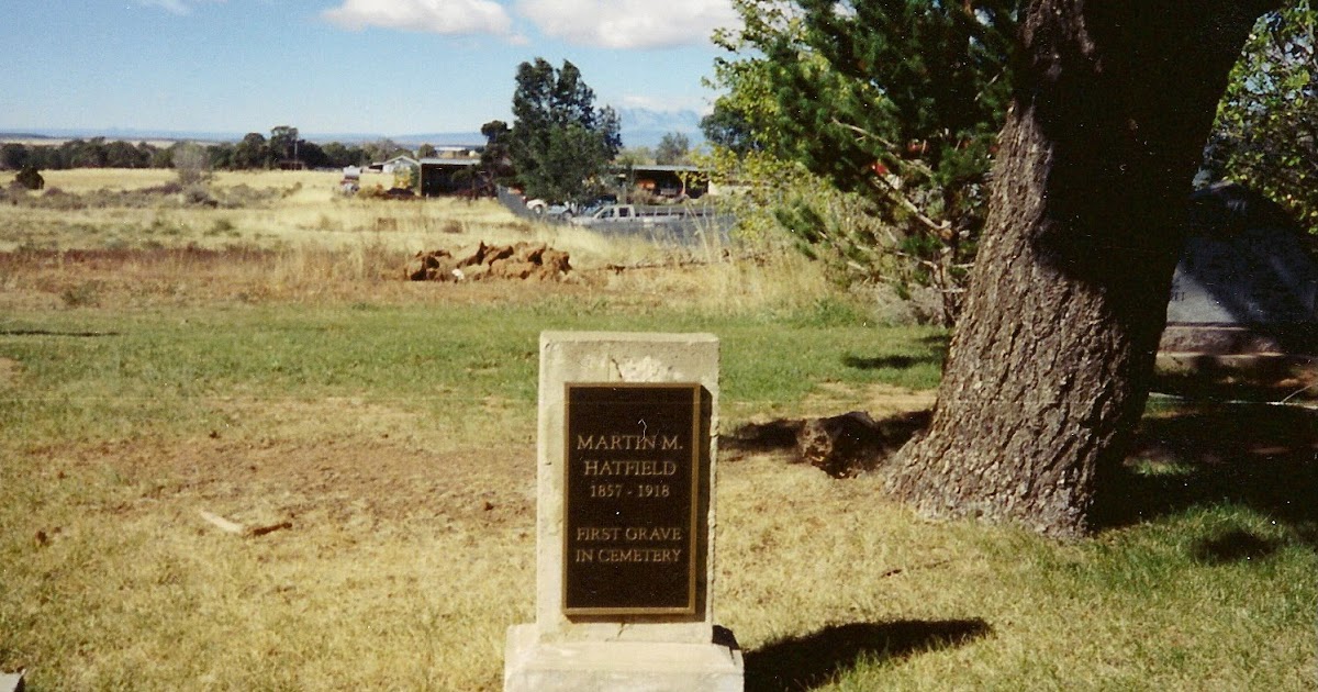 clmroots "Pioneer in the new 'City of the Dead' at Dove Creek"