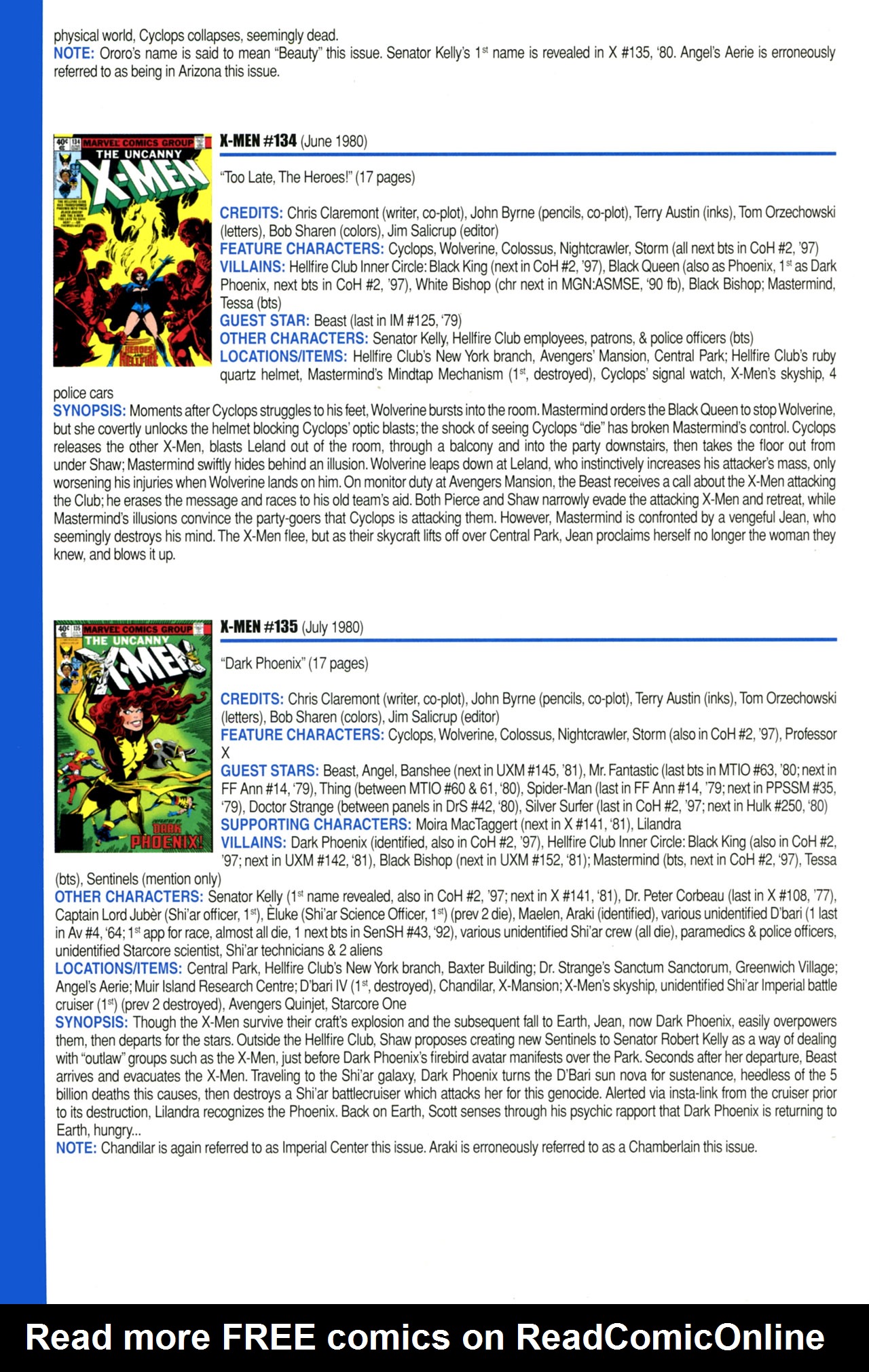Read online Official Index to the Marvel Universe comic -  Issue #3 - 58