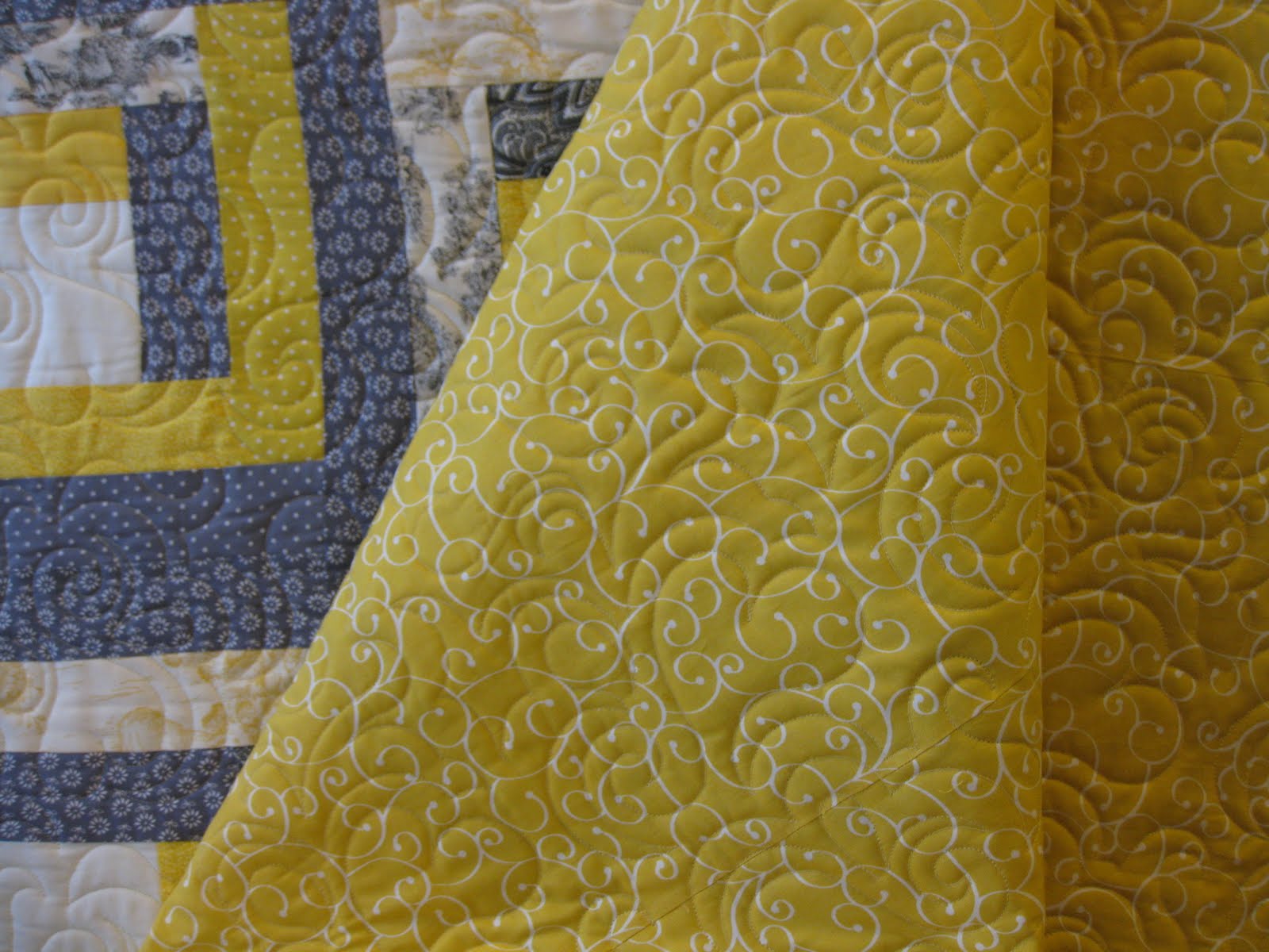 Millie's Quilting Go Cutter Winner + Log Cabin Quilt