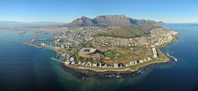 CAPE TOWN AERIAL VIEW