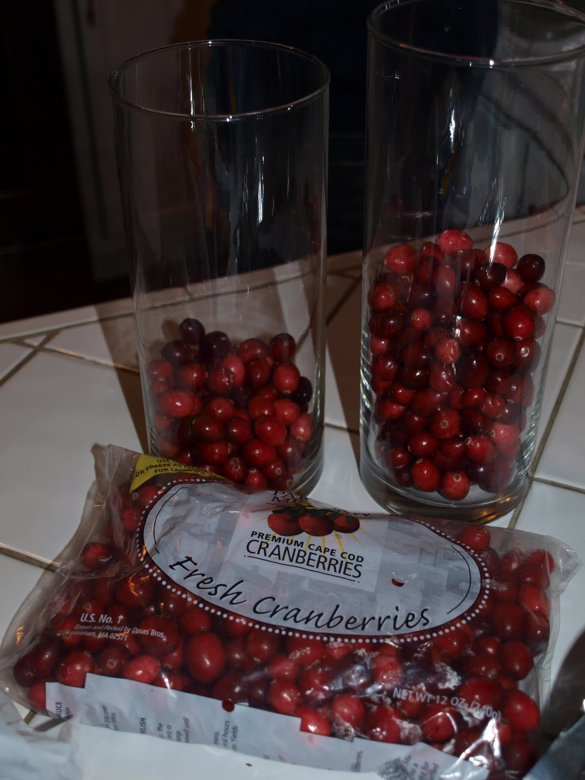 Red Heads Craft More Fun Cranberry Vases