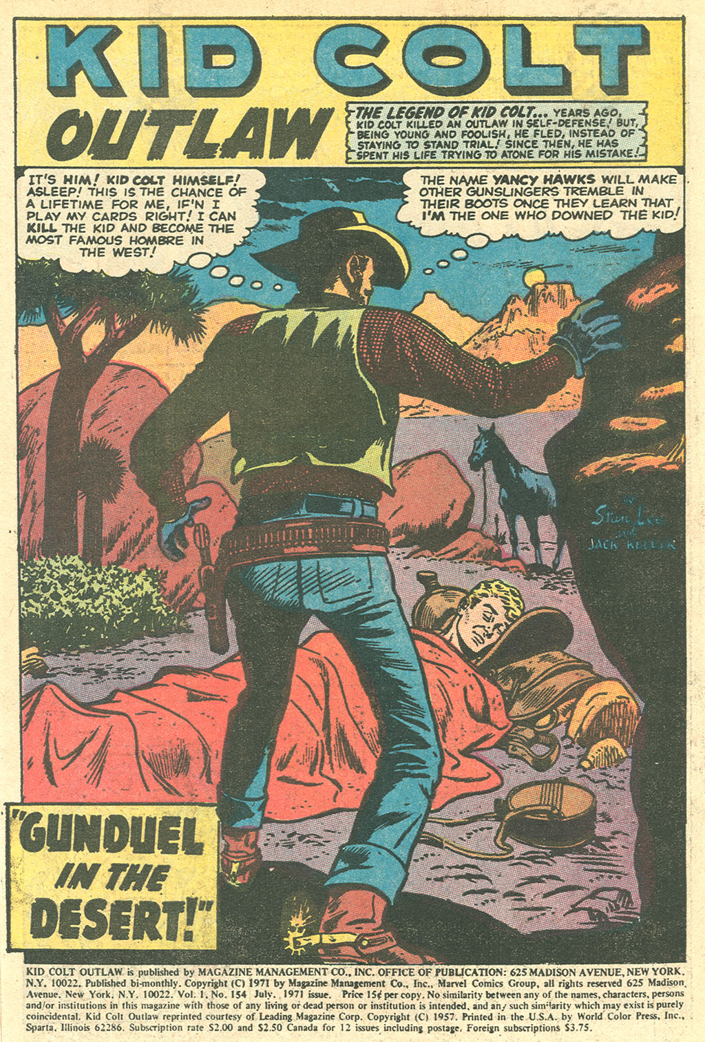 Read online Kid Colt Outlaw comic -  Issue #154 - 3
