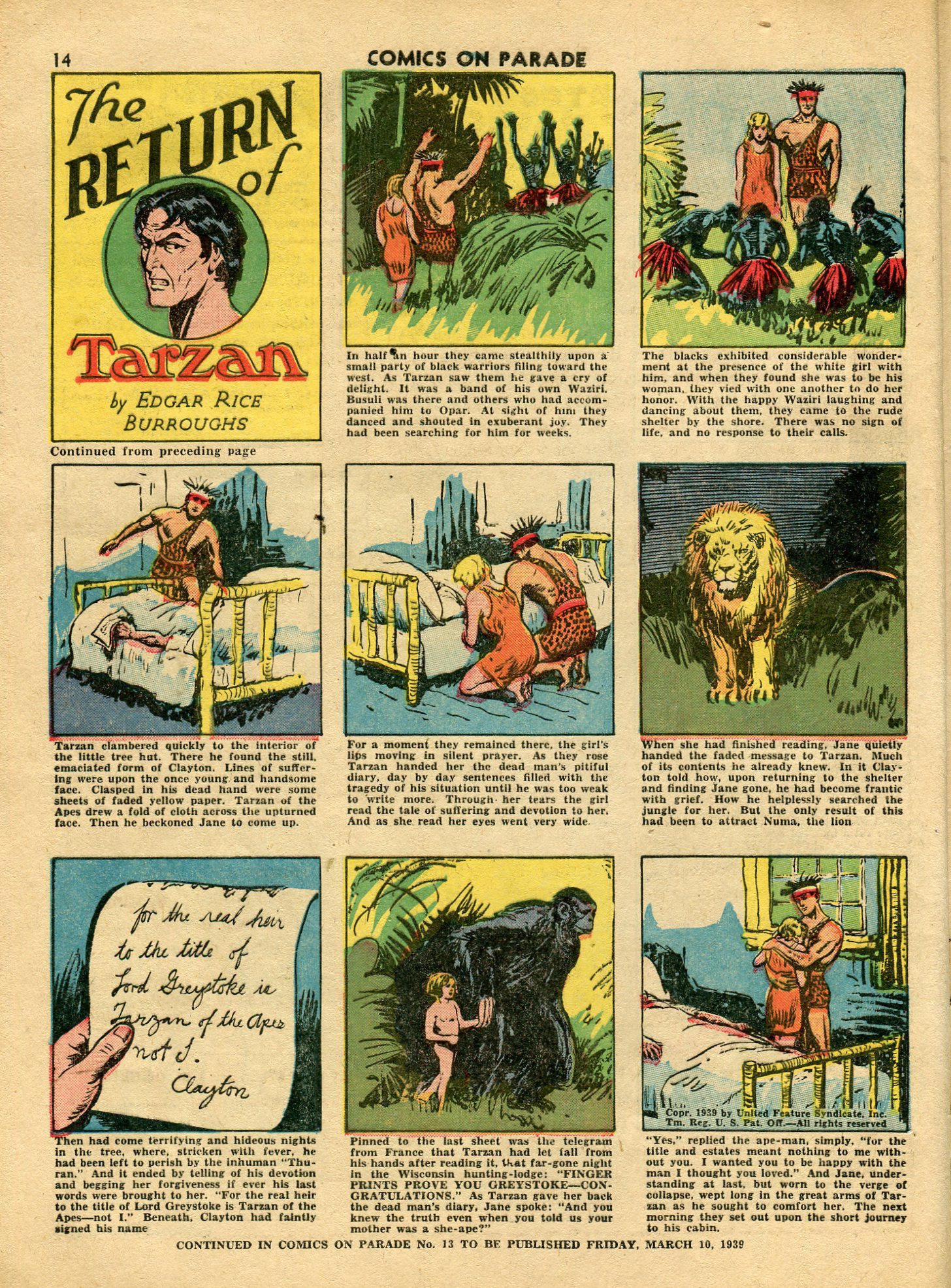 Read online Comics on Parade comic -  Issue #12 - 15