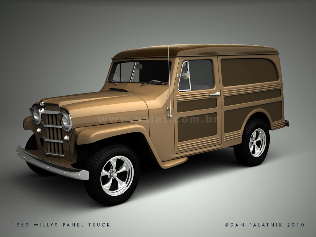 Jeep willys panel truck #4